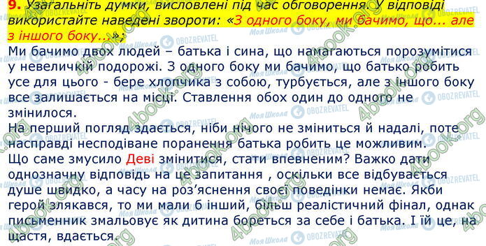 ГДЗ Зарубіжна література 7 клас сторінка Стр.122 (9)